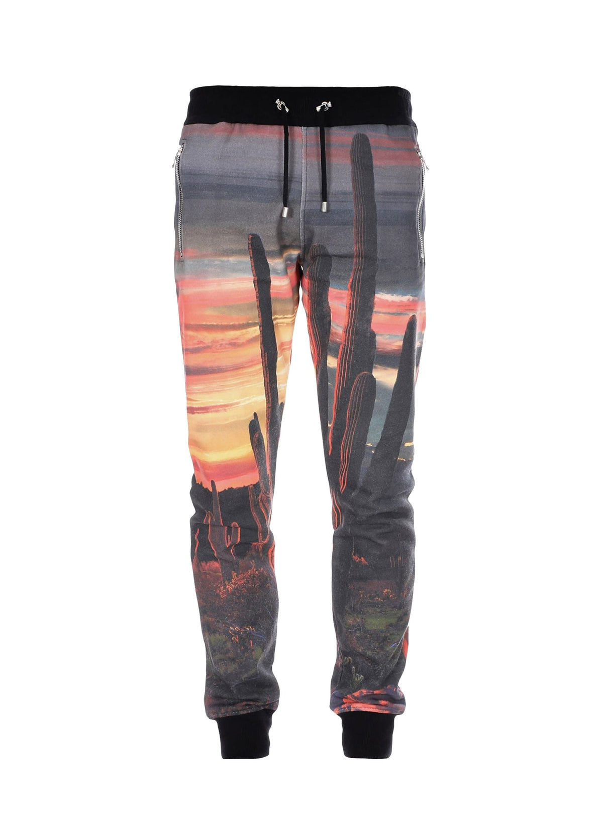 Pantalon de jogging côtelé imprimé - Multicolore