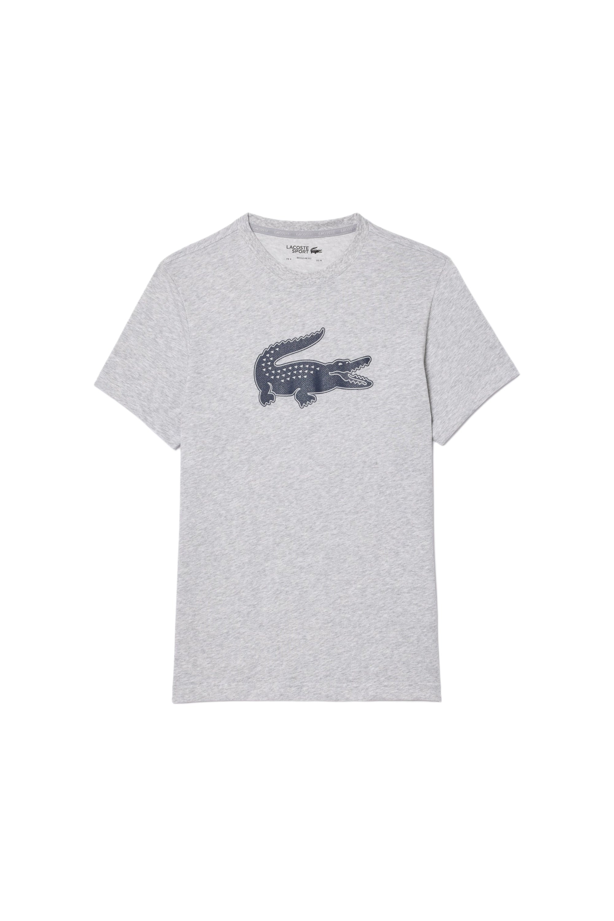 T-shirt Sport logo XXL - Argent Chiné & Marine