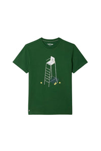 T-shirt Tennis imprimé - Vert & Vert