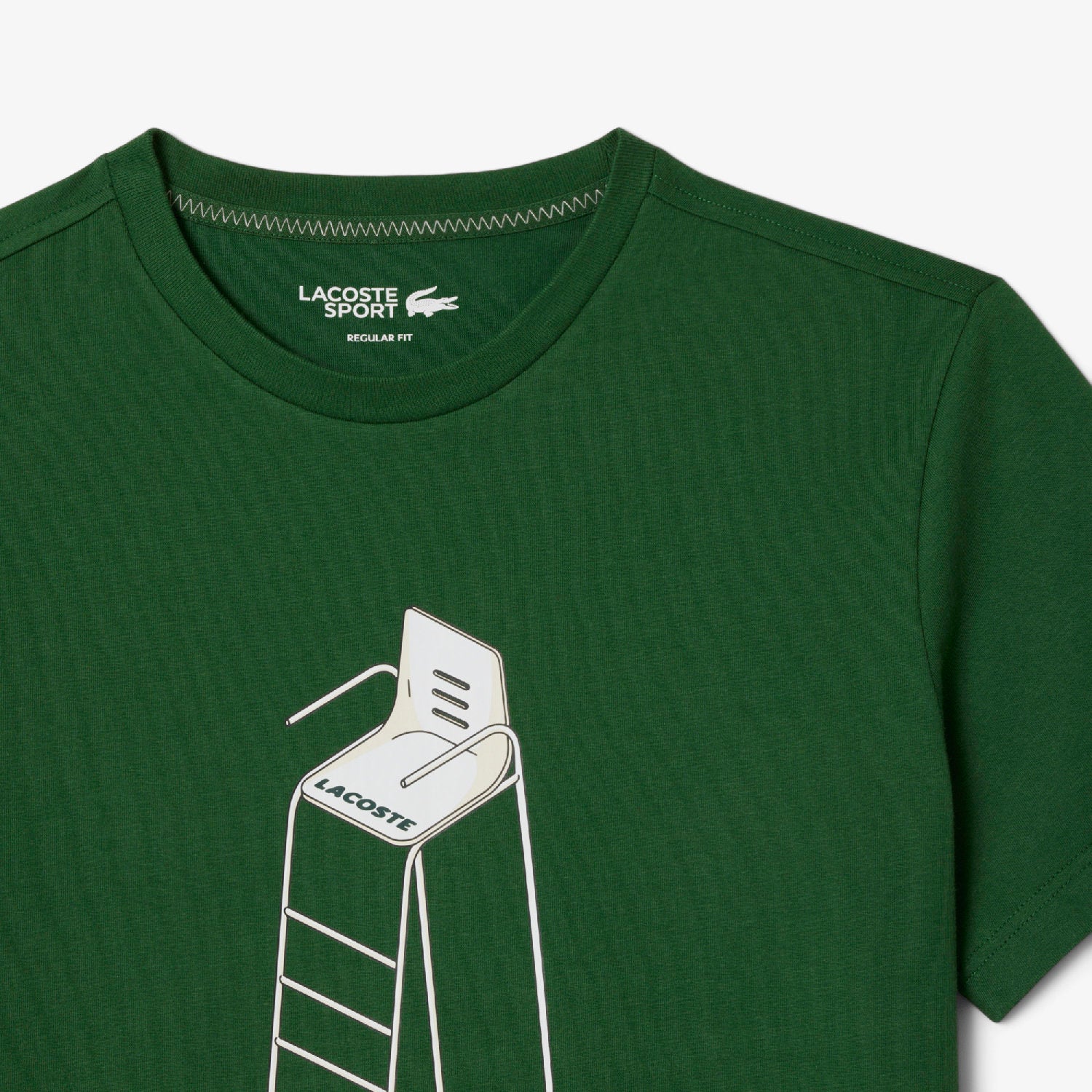 T-shirt Tennis imprimé - Vert & Vert