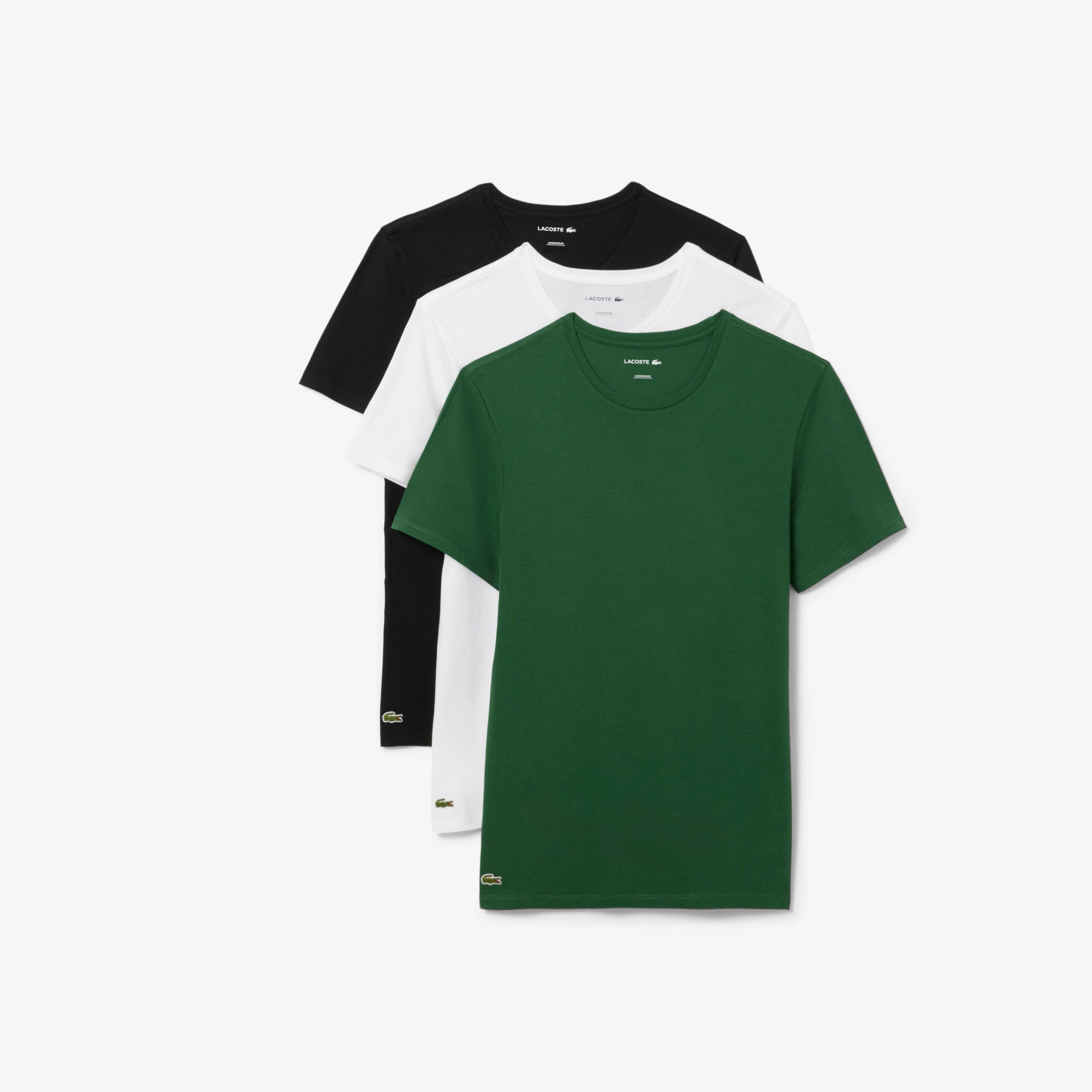 Sous-vetement T-shirt - Vert & Blanc-Noir