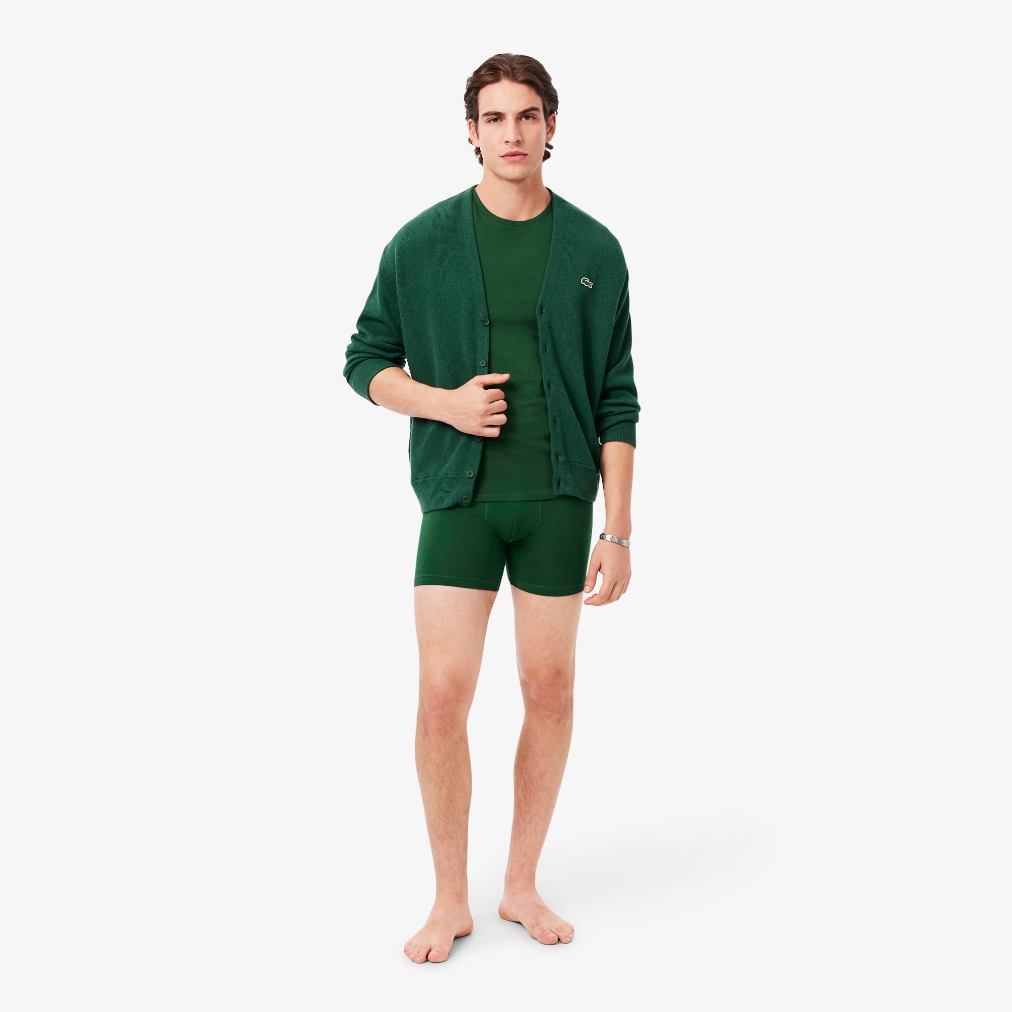 Sous-vetement T-shirt - Vert & Blanc-Noir
