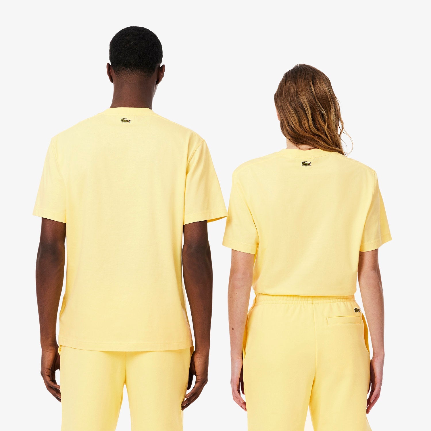 T-shirt imprimé avec logo - Jaune