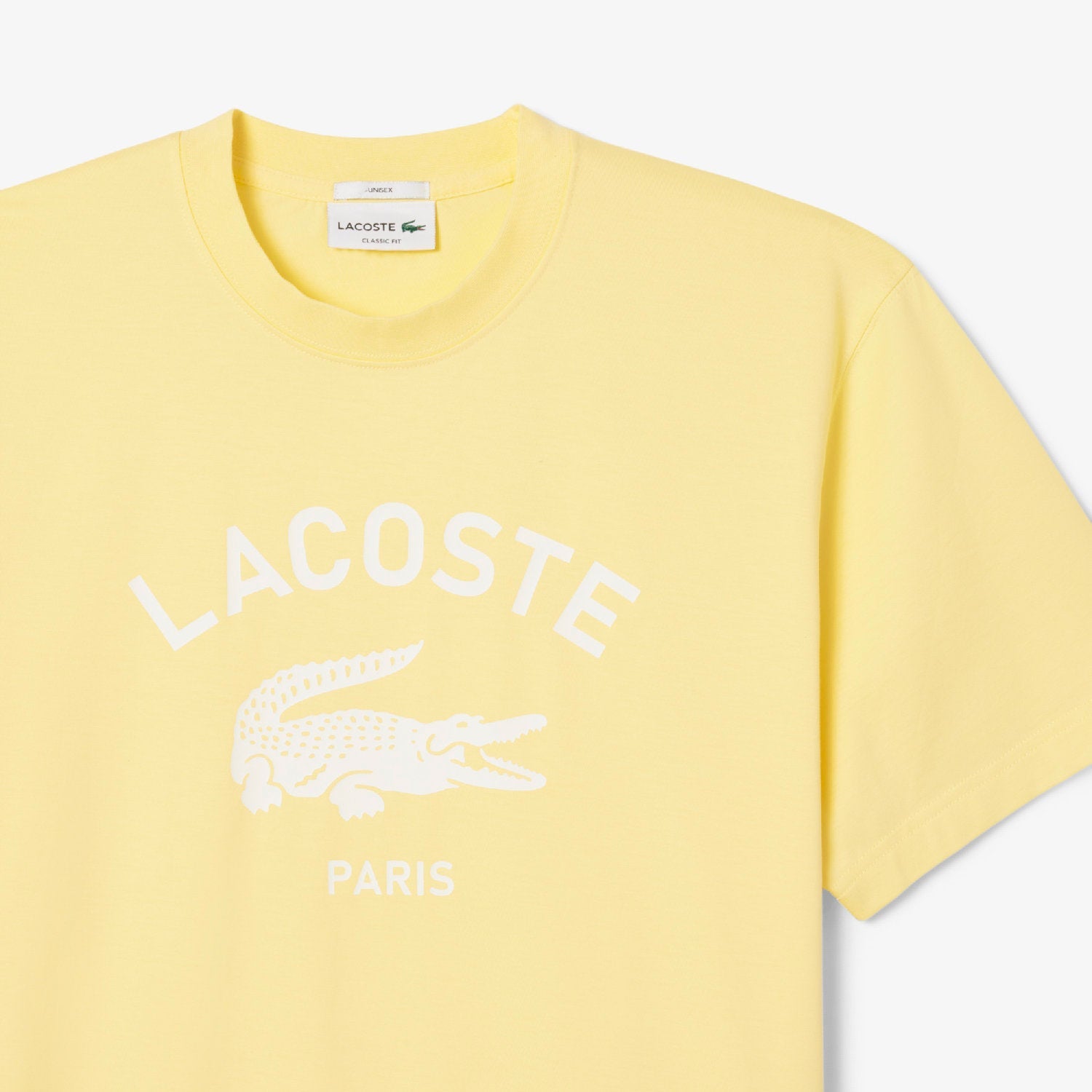 T-shirt imprimé avec logo - Jaune
