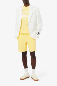 T-shirt imprimé avec logo - Jaune