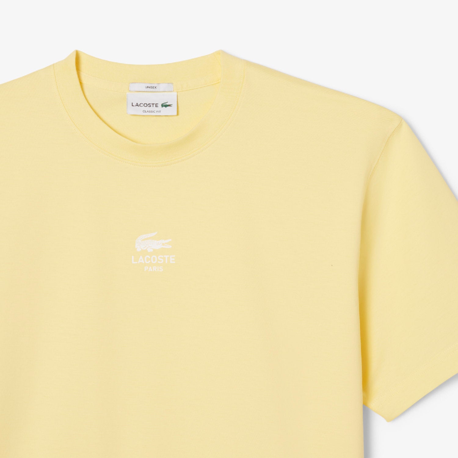T-shirt imprimé avec logo - Jaune