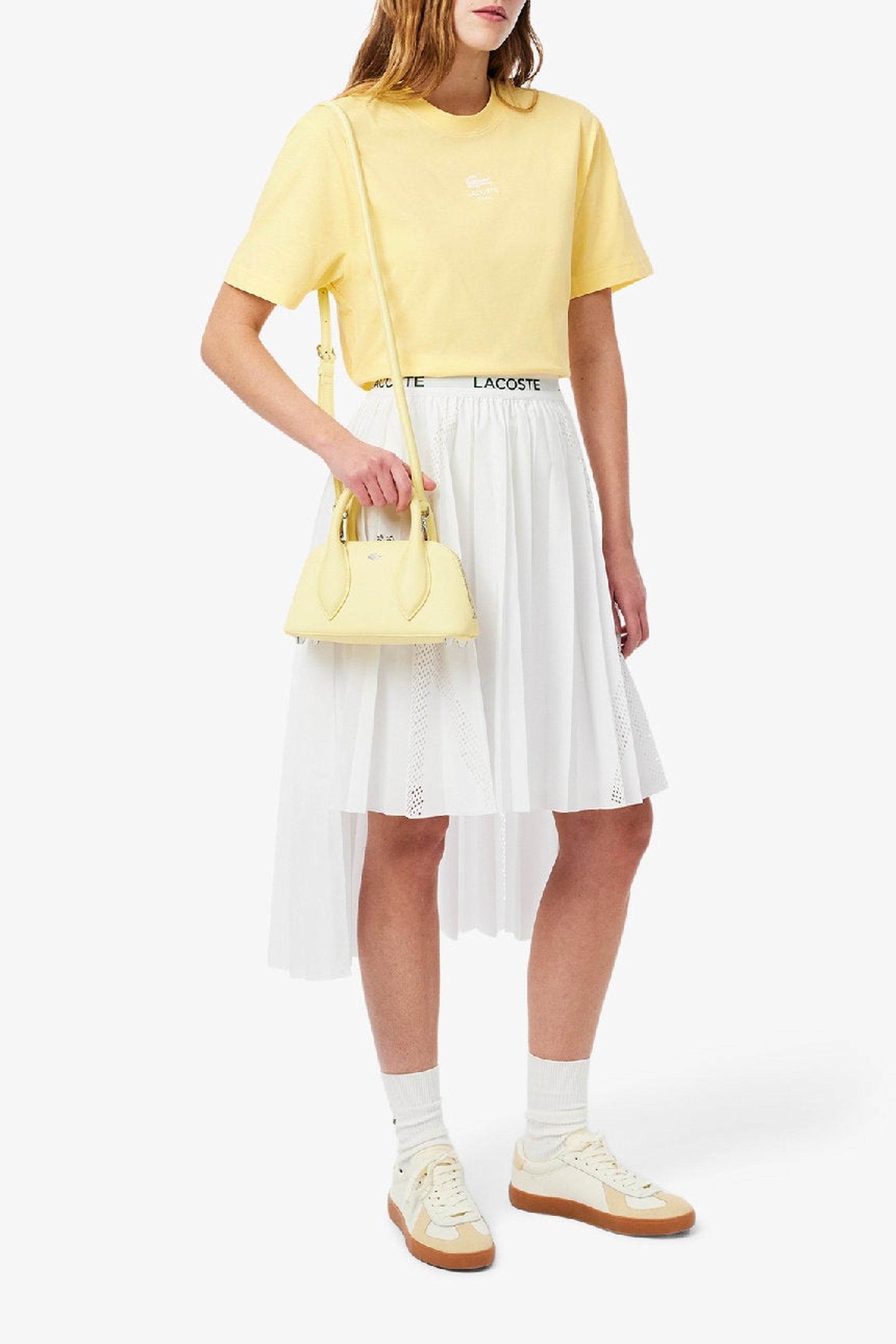 T-shirt imprimé avec logo - Jaune