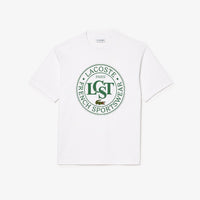 T-shirt large imprimé - Blanc