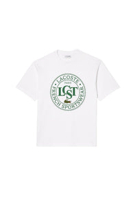ZDOUBLON_Wide printed t-shirt - White