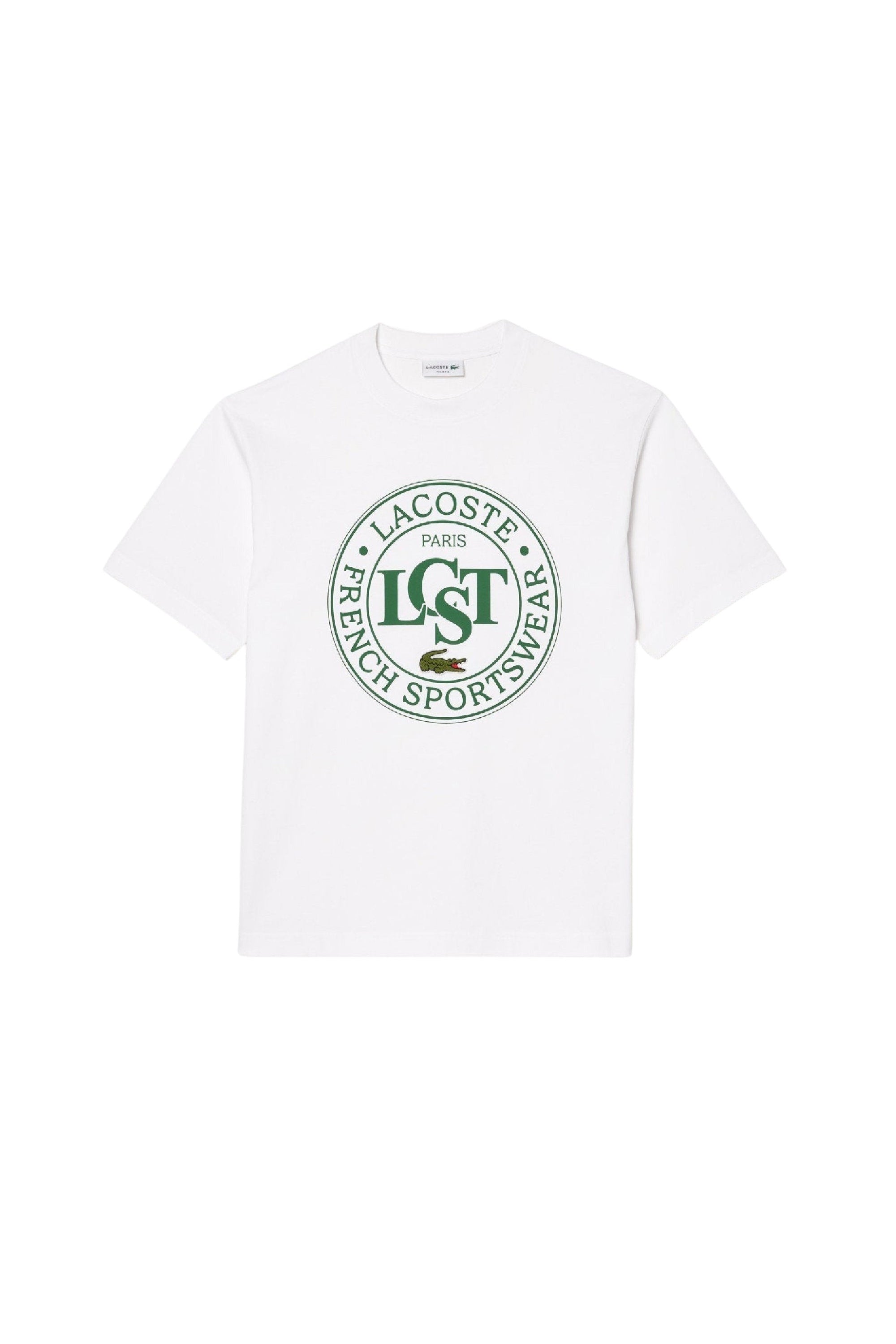 ZDOUBLON_Wide printed t-shirt - White