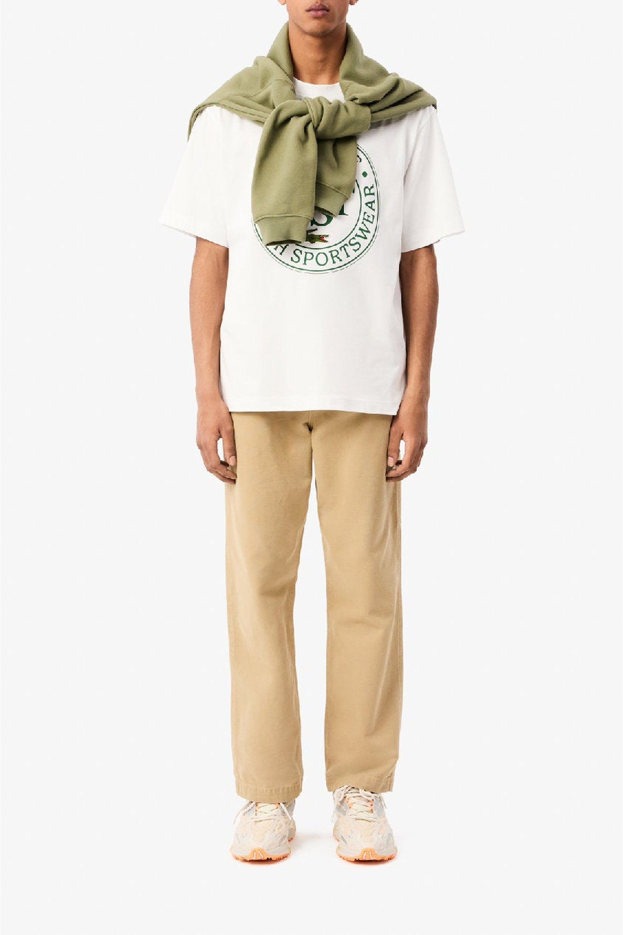T-shirt large imprimé - Blanc