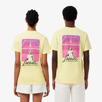 T-shirt avec inscription - Jaune