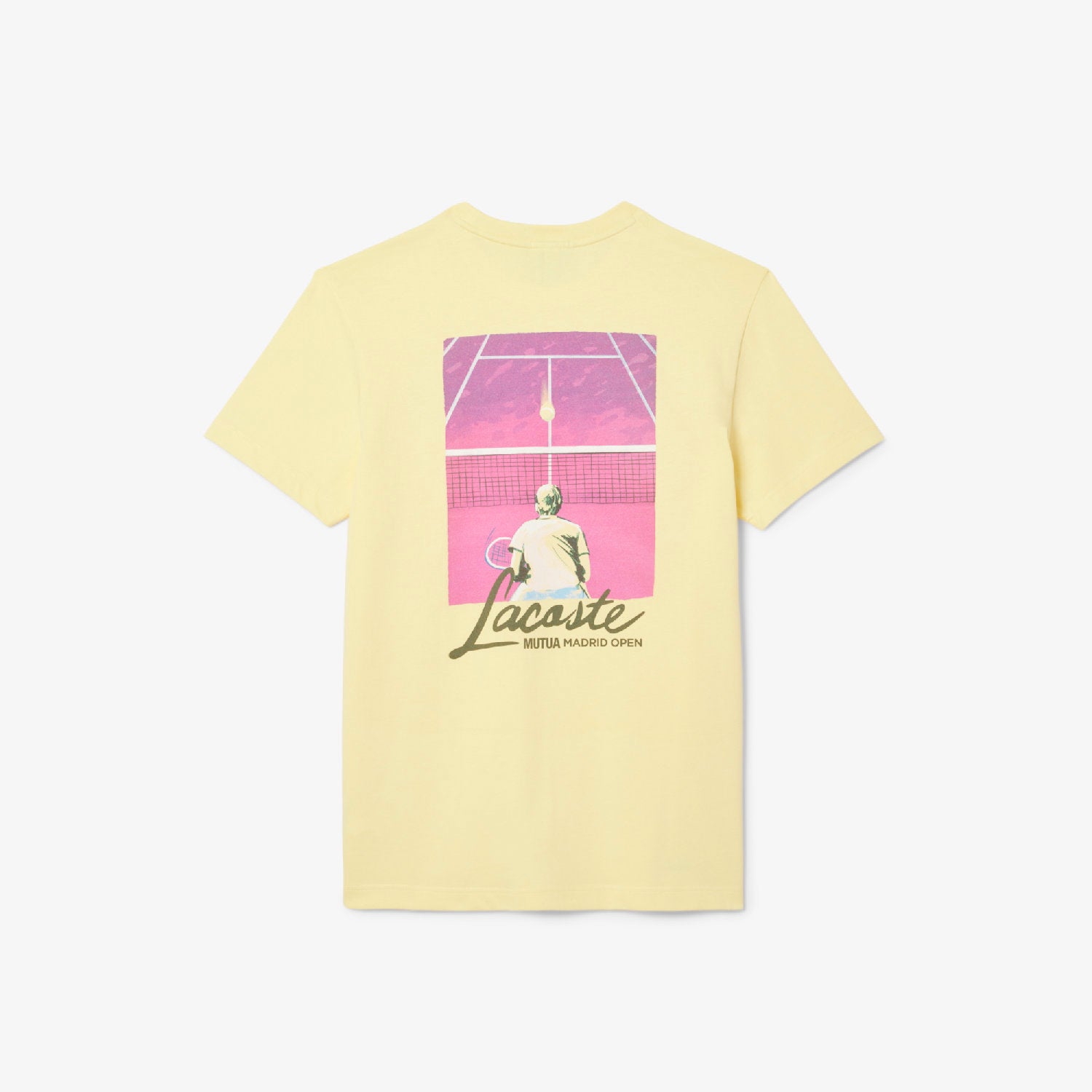 T-shirt avec inscription - Jaune
