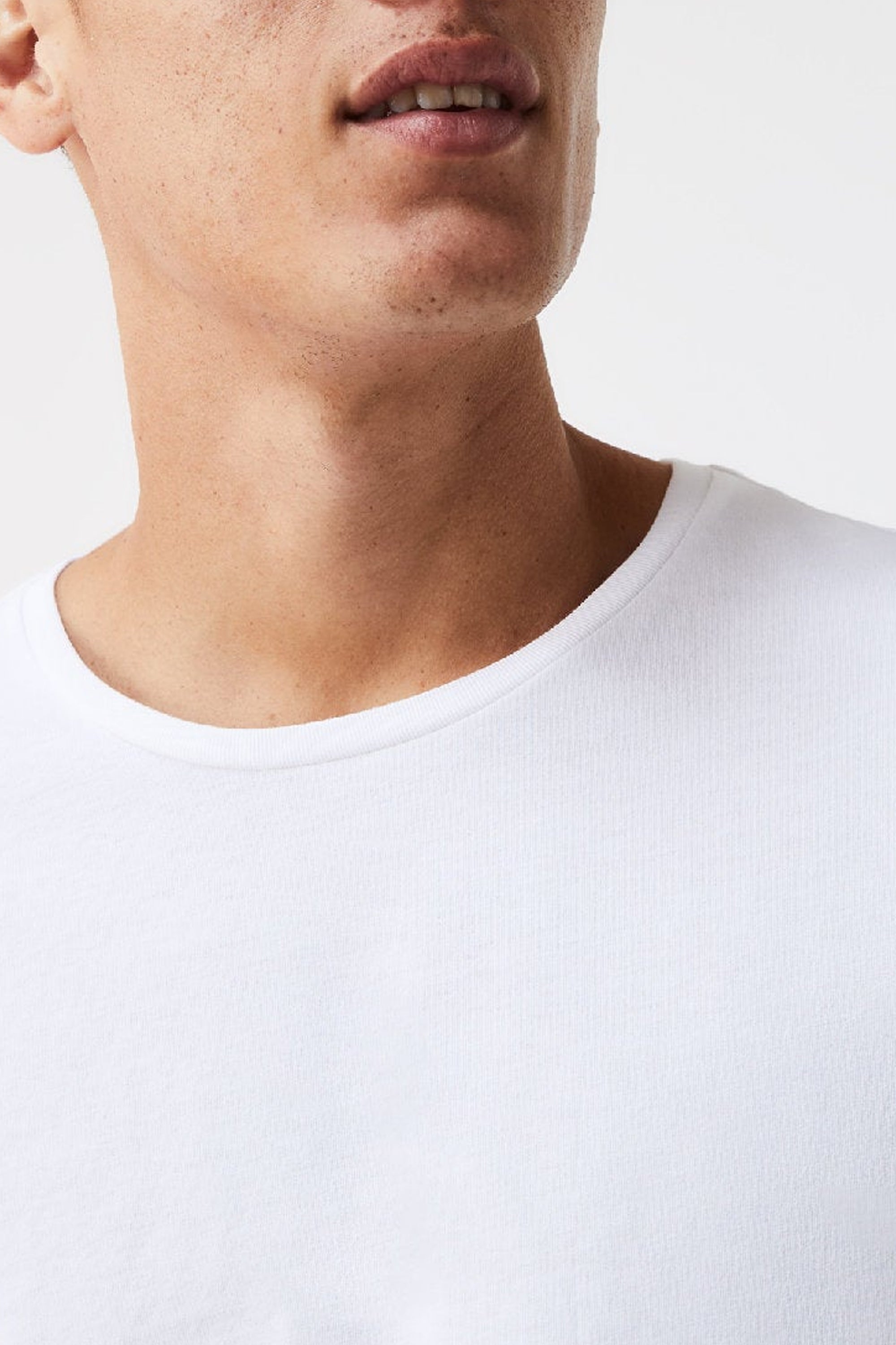 Lot de 3 t-shirts ajustés - Blanc