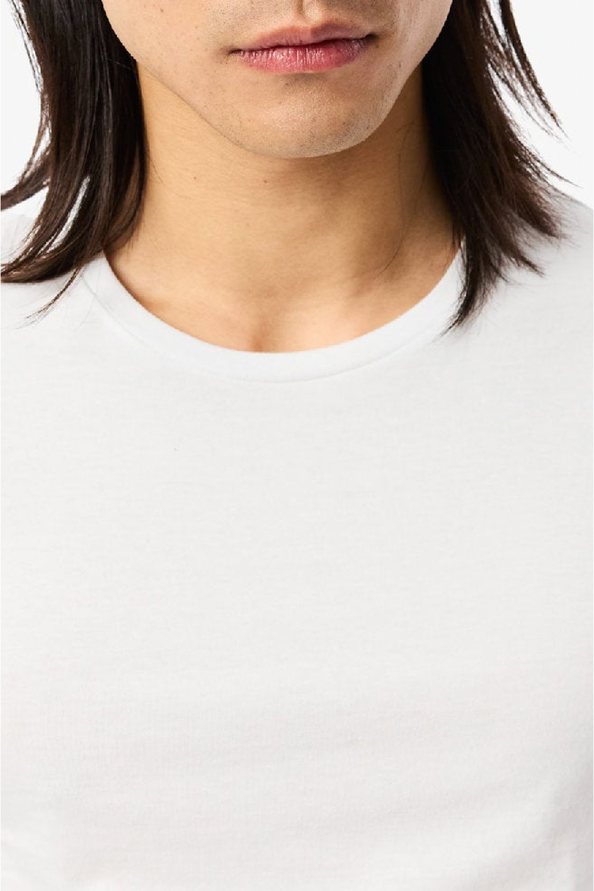Lot de 3 t-shirts ajustés - Blanc