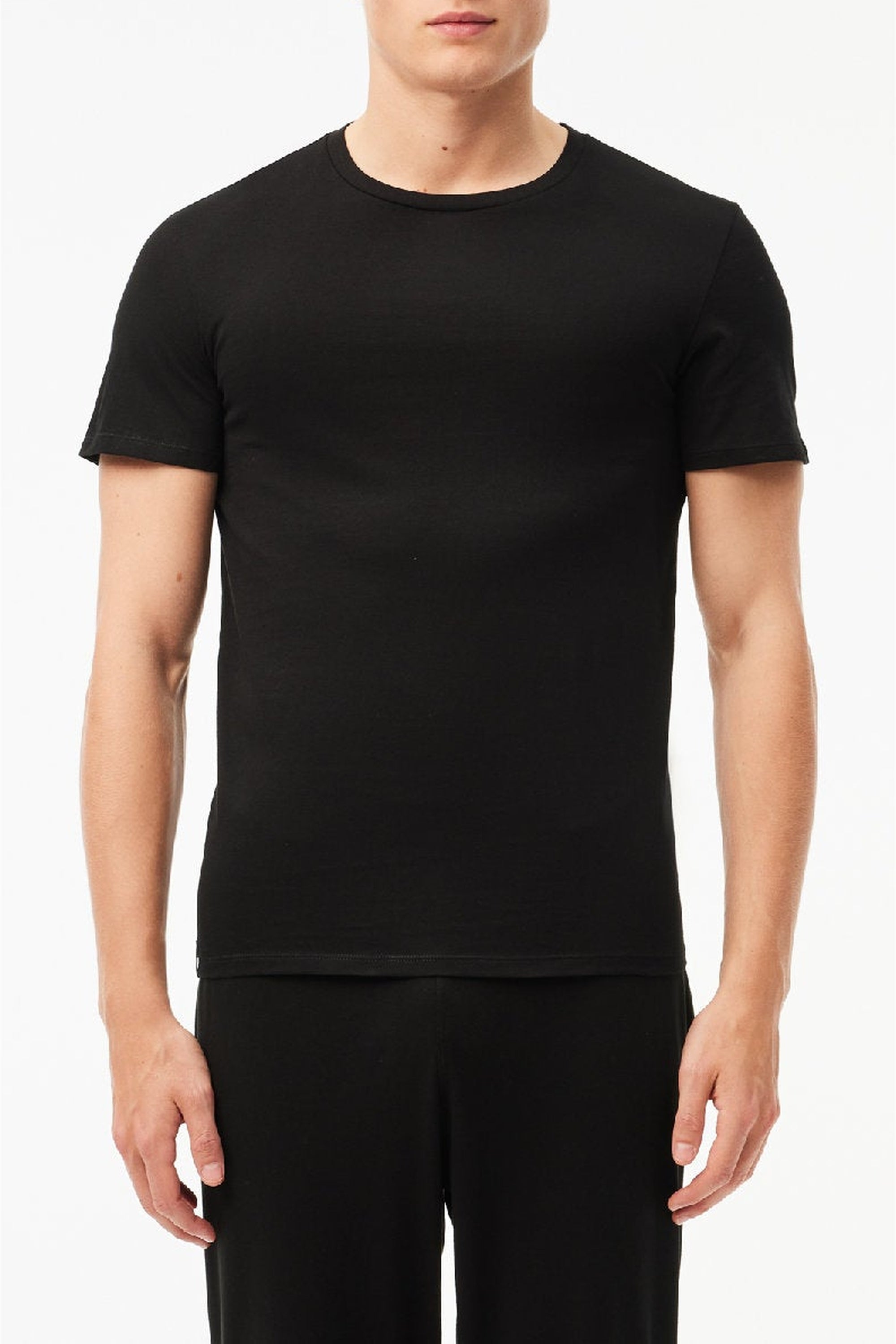 Lot de 3 t-shirts ajustés - Noir