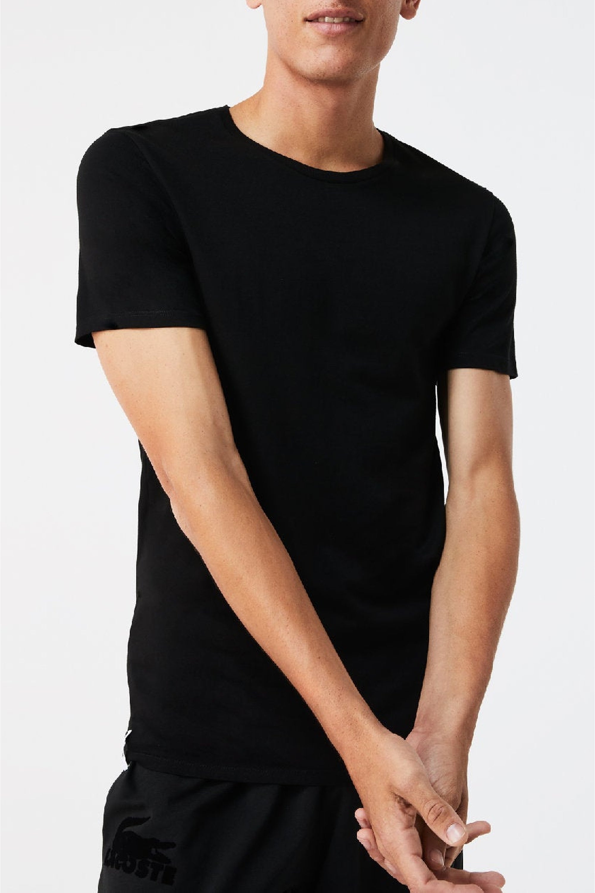 Lot de 3 t-shirts ajustés - Noir