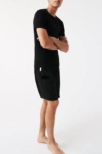 Lot de 3 t-shirts ajustés - Noir