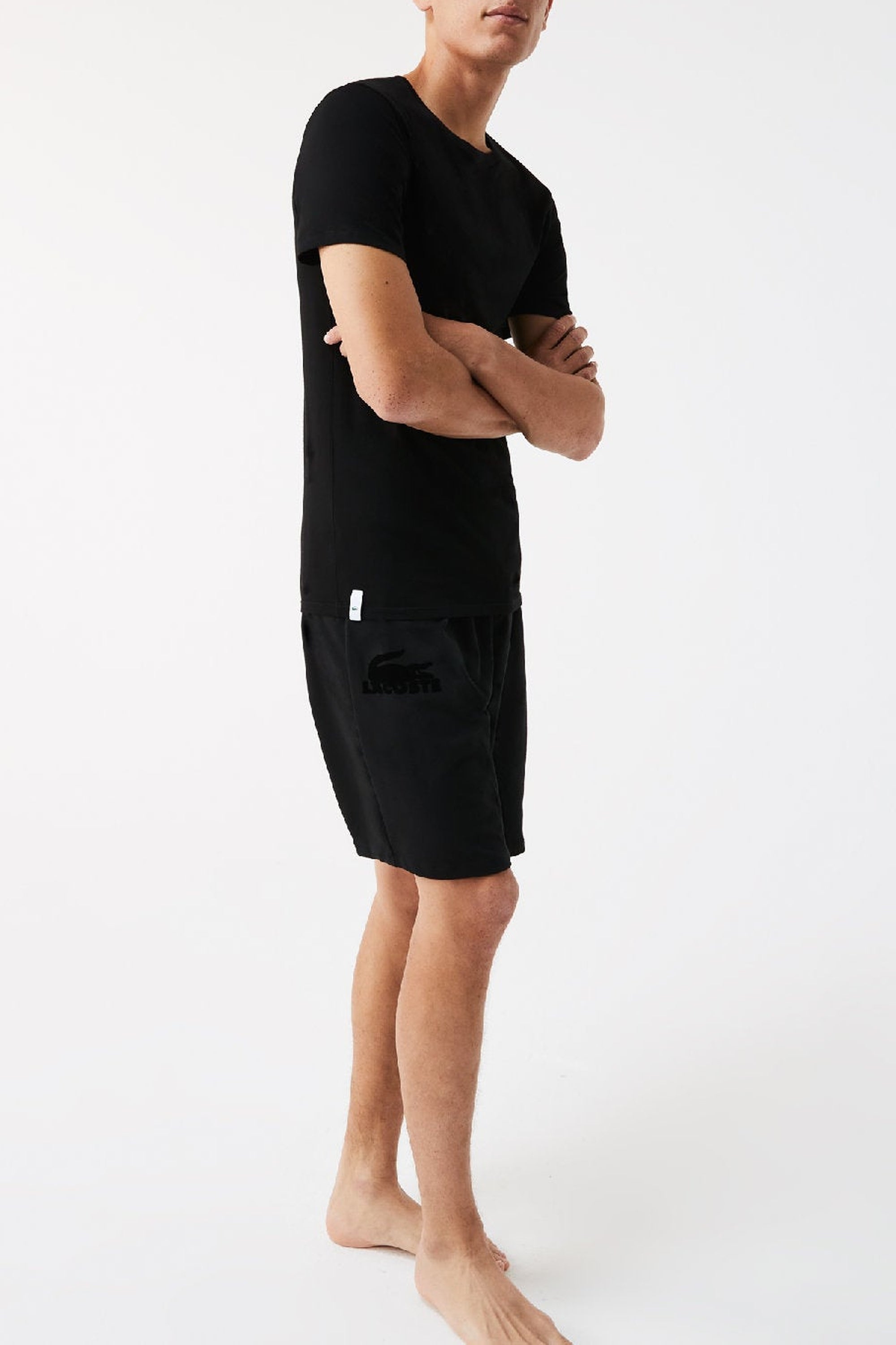 Lot de 3 t-shirts ajustés - Noir