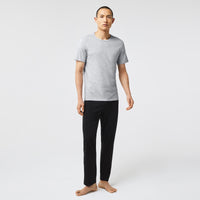 Sous-vetement T-shirt - Blanc & Argent Chine-Noir