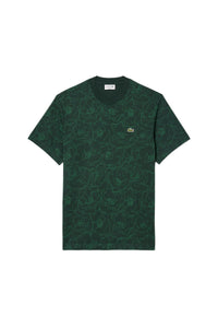 T-shirt épais imprimé fleurs - Sinople