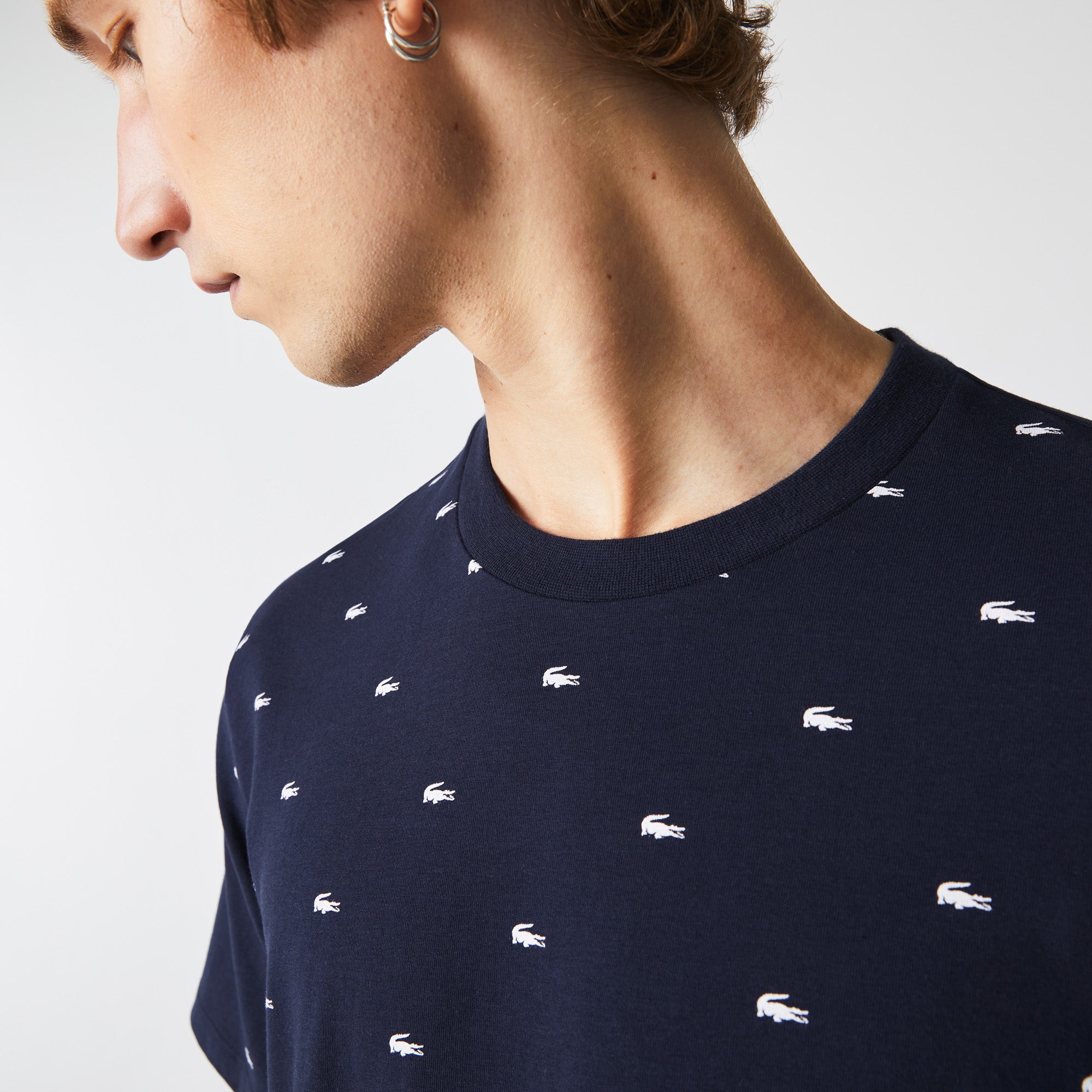 Sous-vetement T-shirt - Marine & Blanc