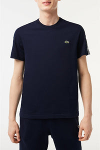 T-shirt avec bandes siglées - Marine