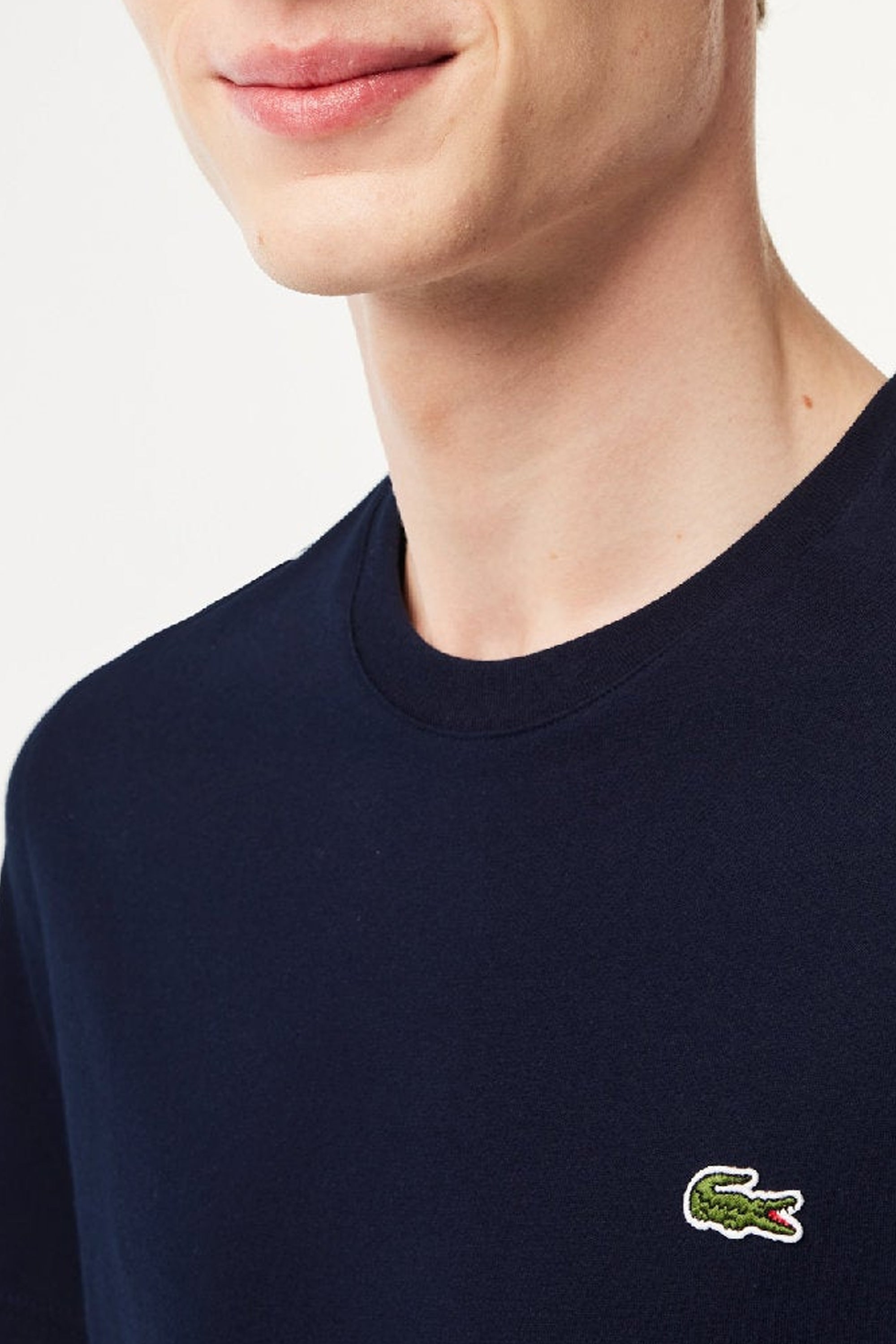 T-shirt avec bandes siglées - Marine