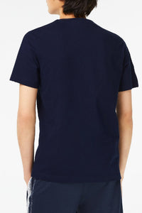 T-shirt avec bandes siglées - Marine