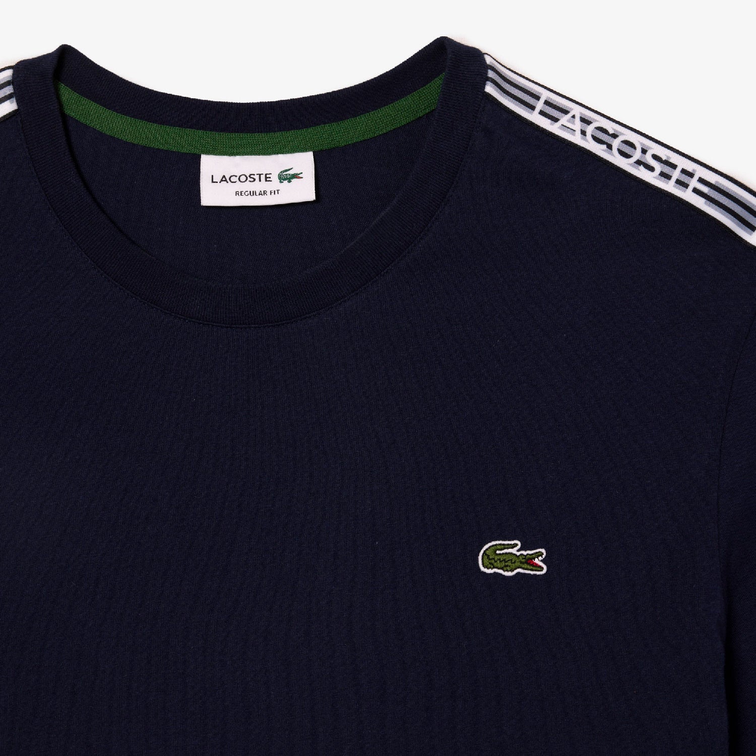 T-shirt avec bandes siglées - Marine