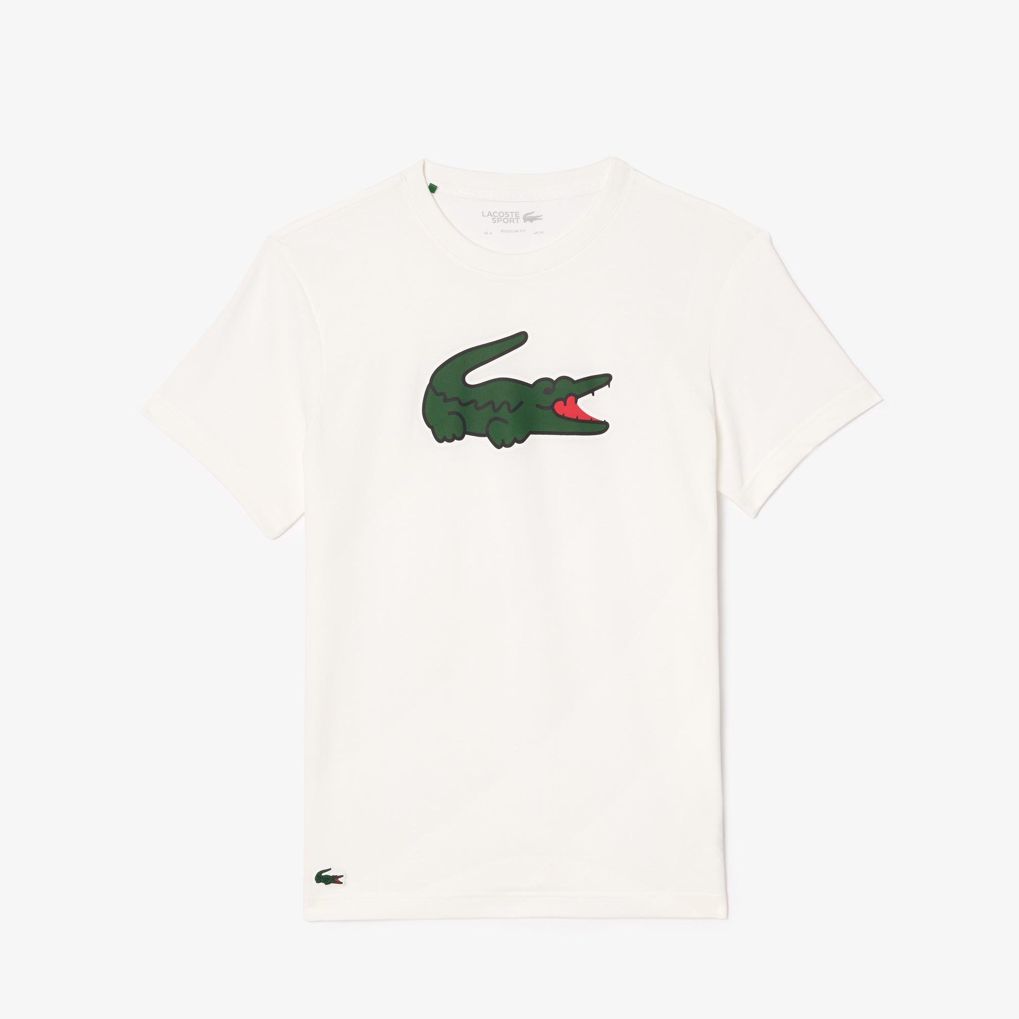 T-shirt - Blanc & Vert-Blanc