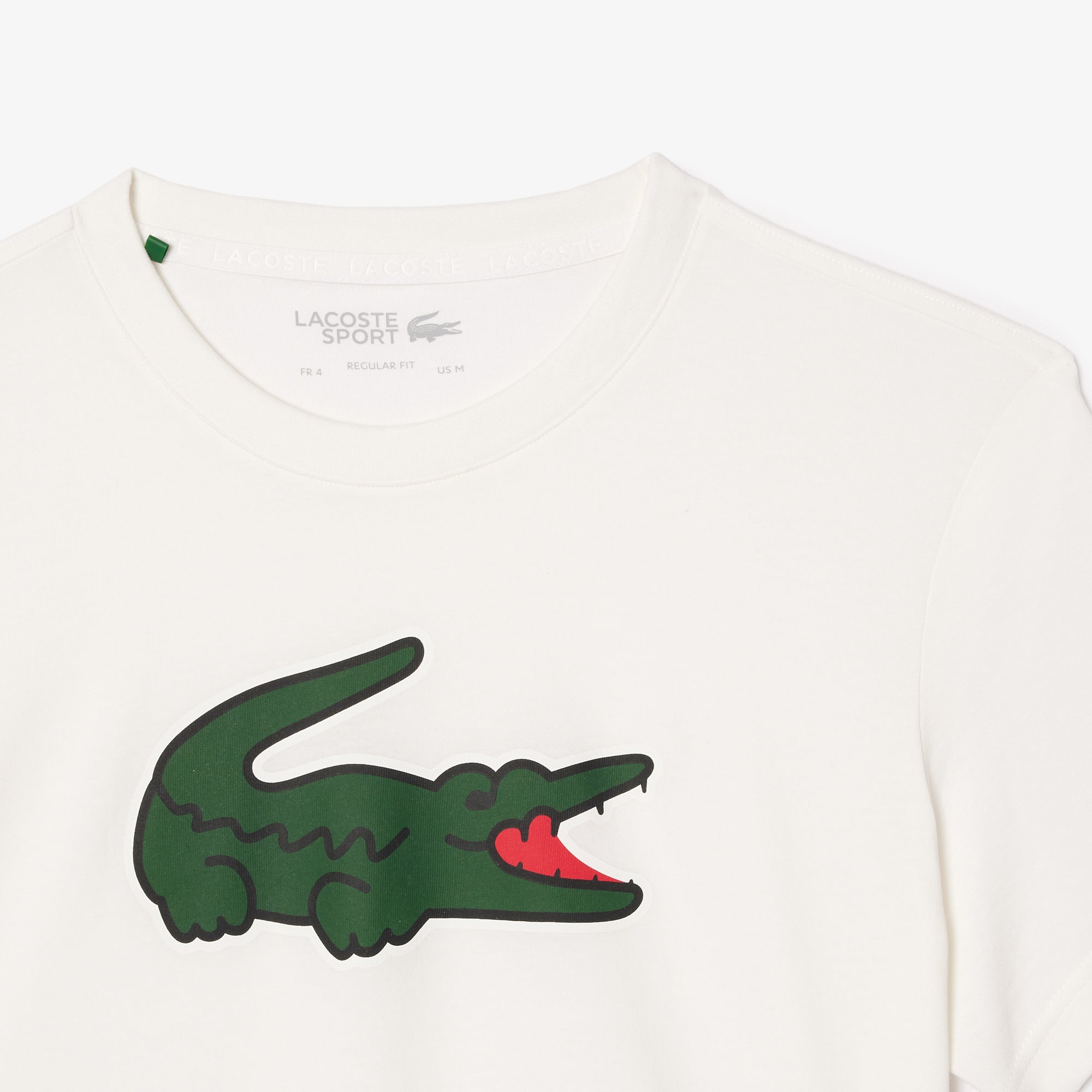T-shirt - Blanc & Vert-Blanc