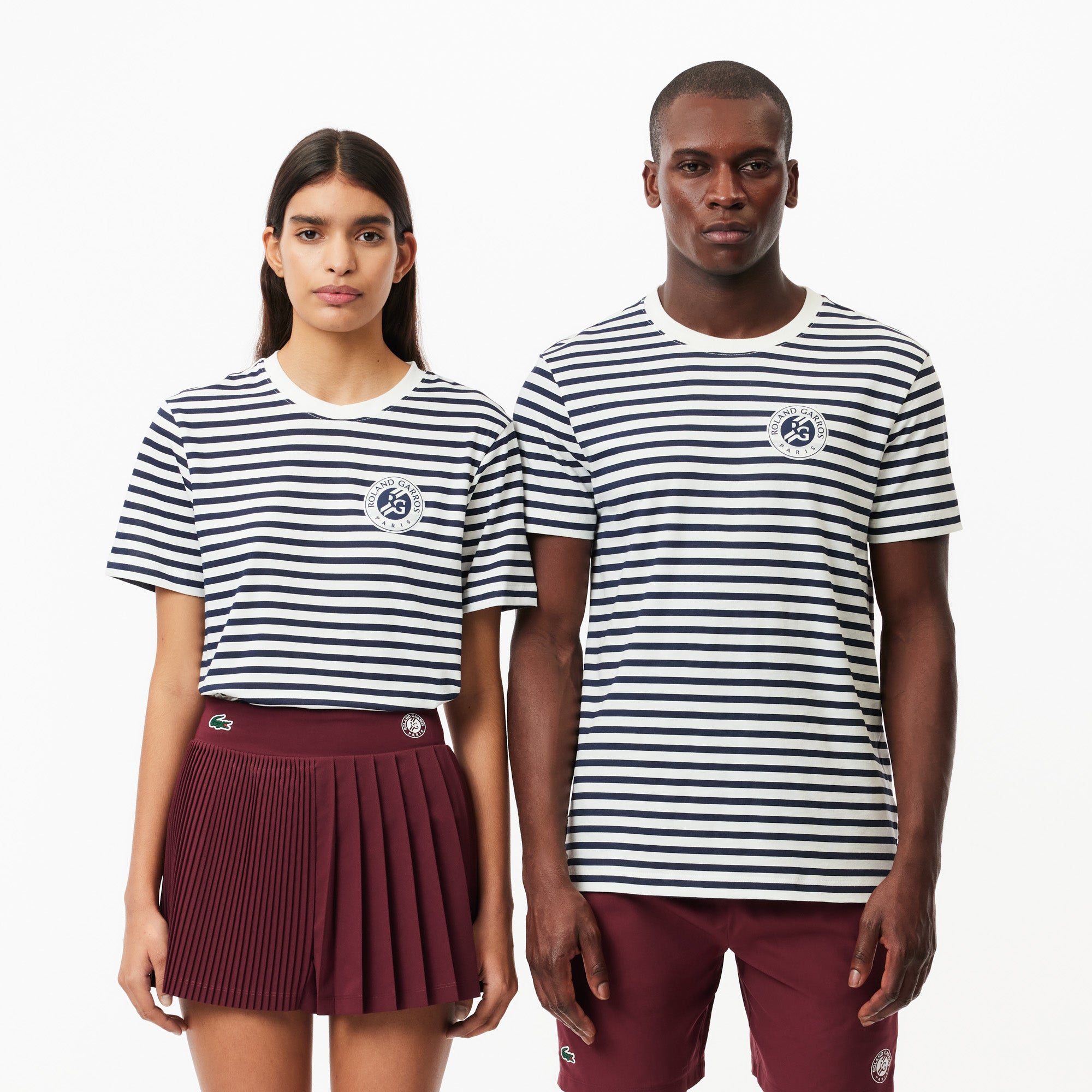 T-shirt - Blanc & Marine