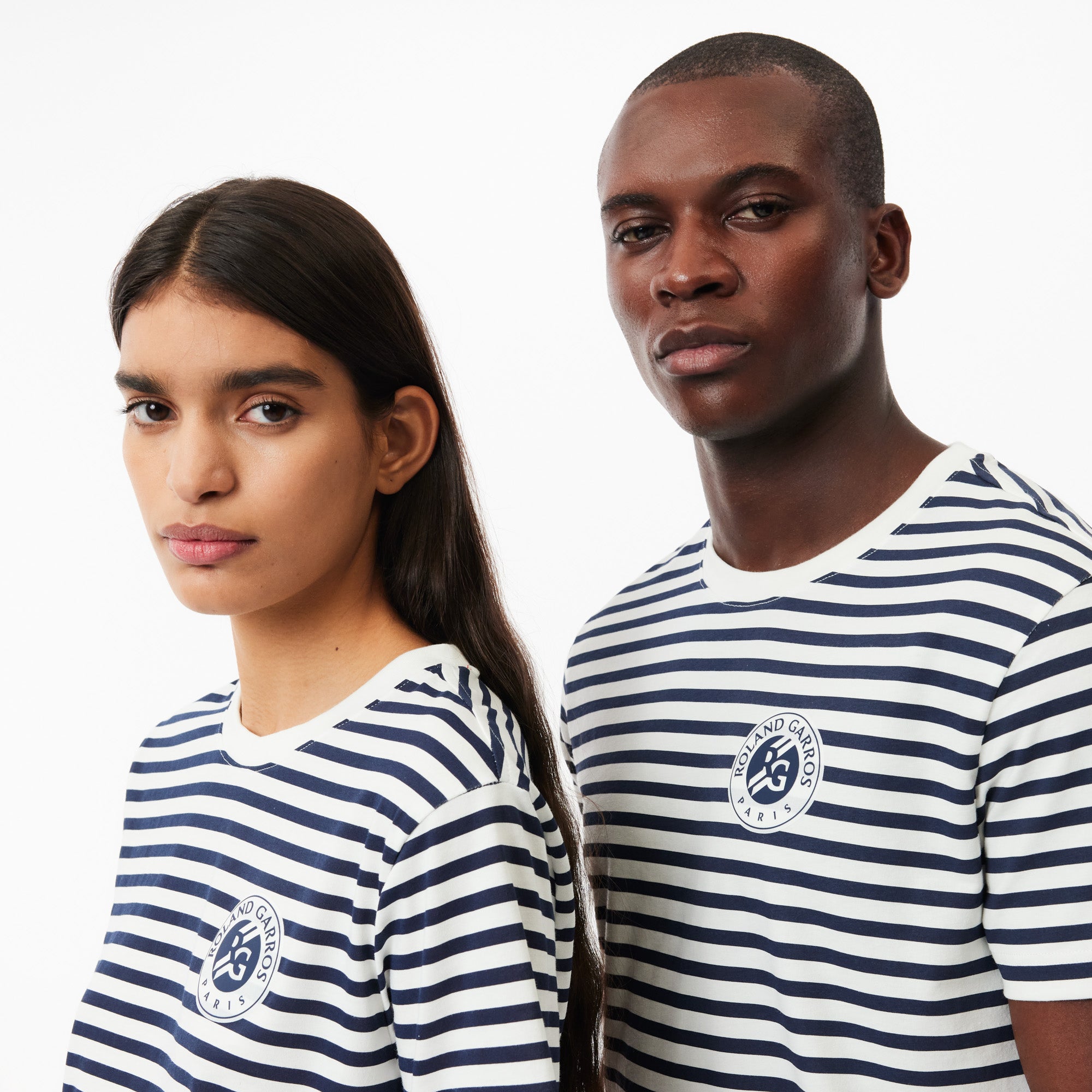 T-shirt - Blanc & Marine