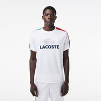 T-shirt - Blanc & Hydro-Sierra