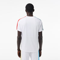 T-shirt - Blanc & Hydro-Sierra