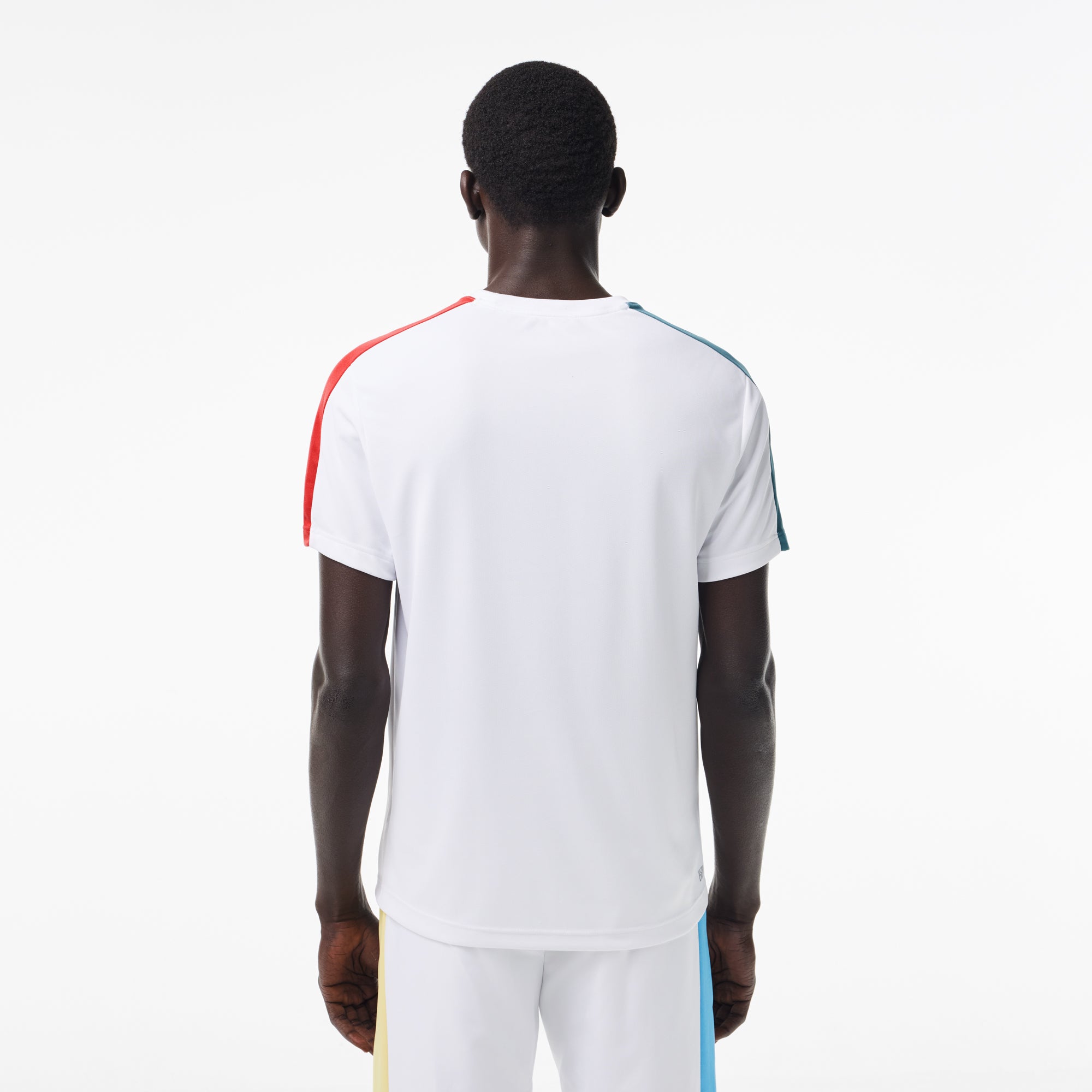 T-shirt - Blanc & Hydro-Sierra