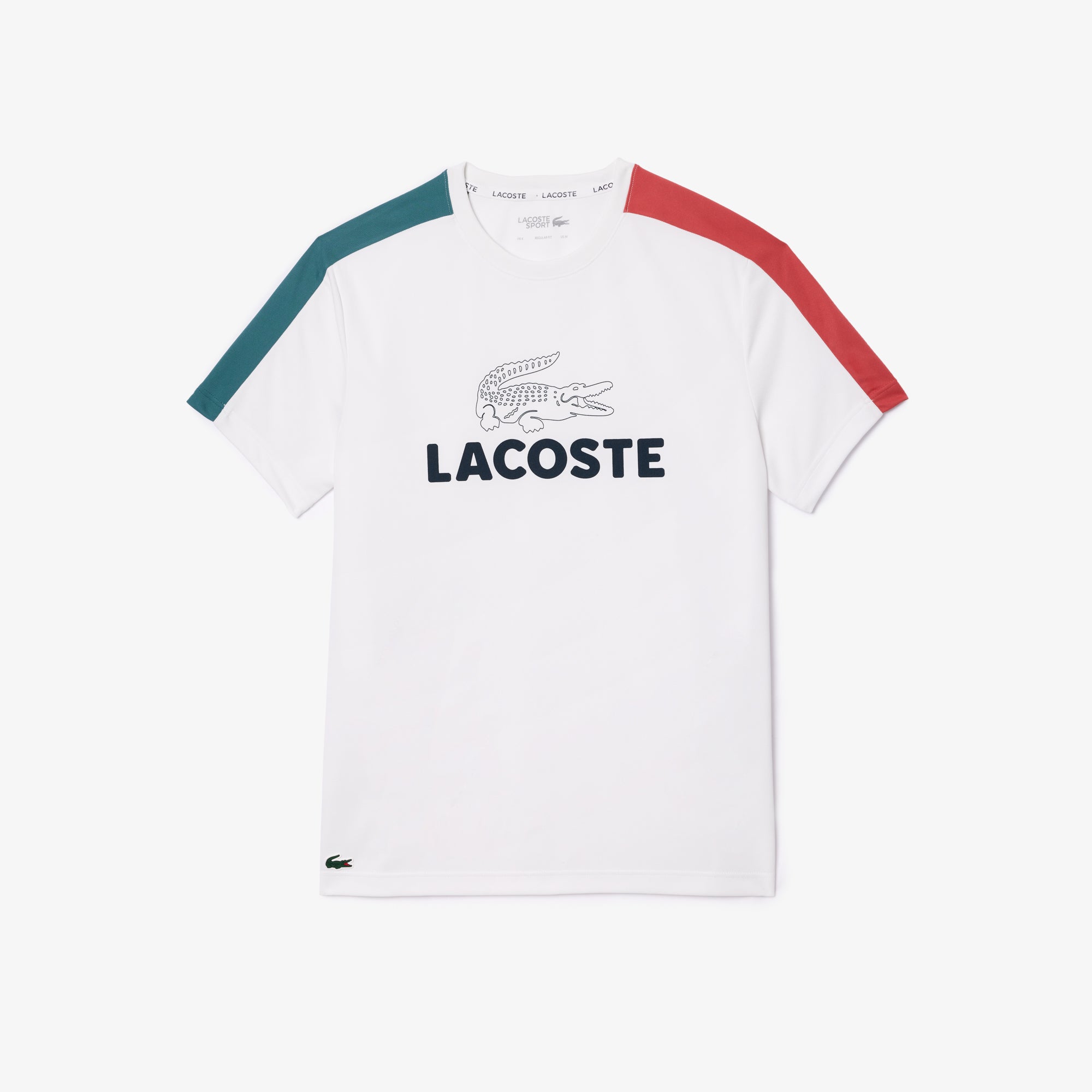 T-shirt - Blanc & Hydro-Sierra