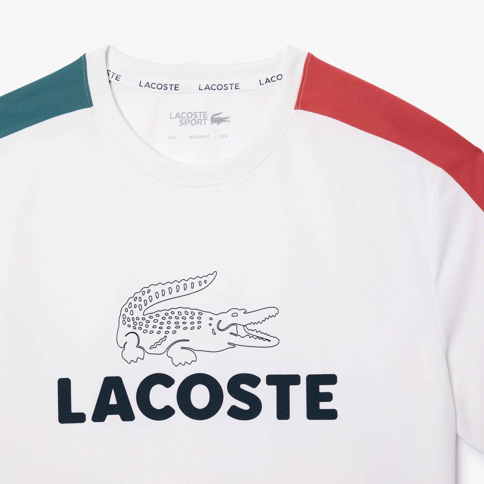 T-shirt - Blanc & Hydro-Sierra