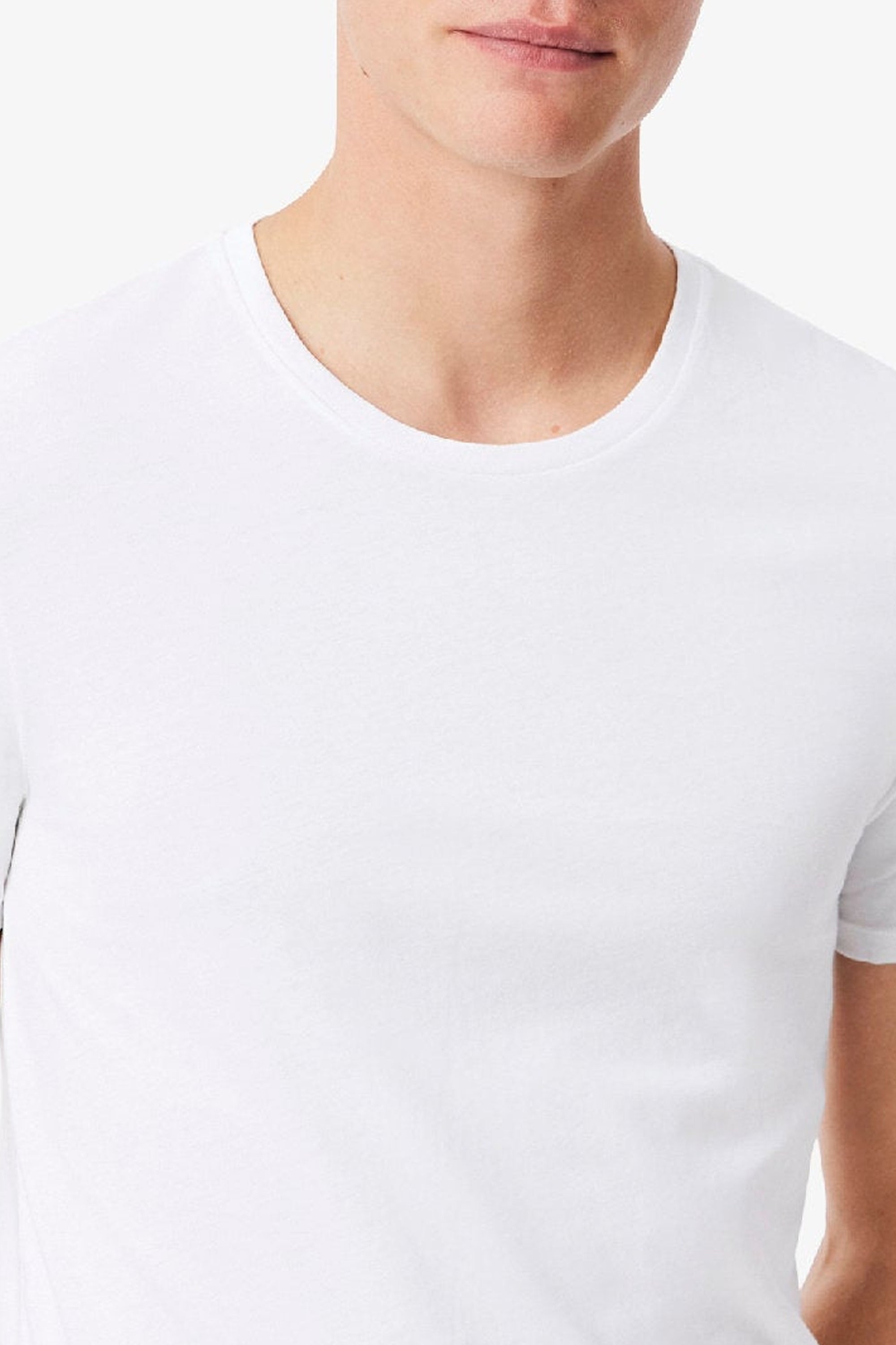 Lot de 3 t-shirts ajustés - Blanc