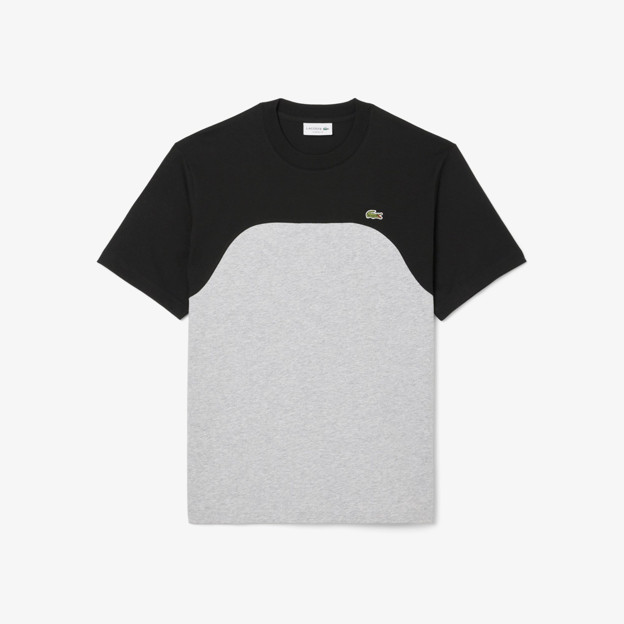 T-shirt - Argent Chine & Noir-Noir