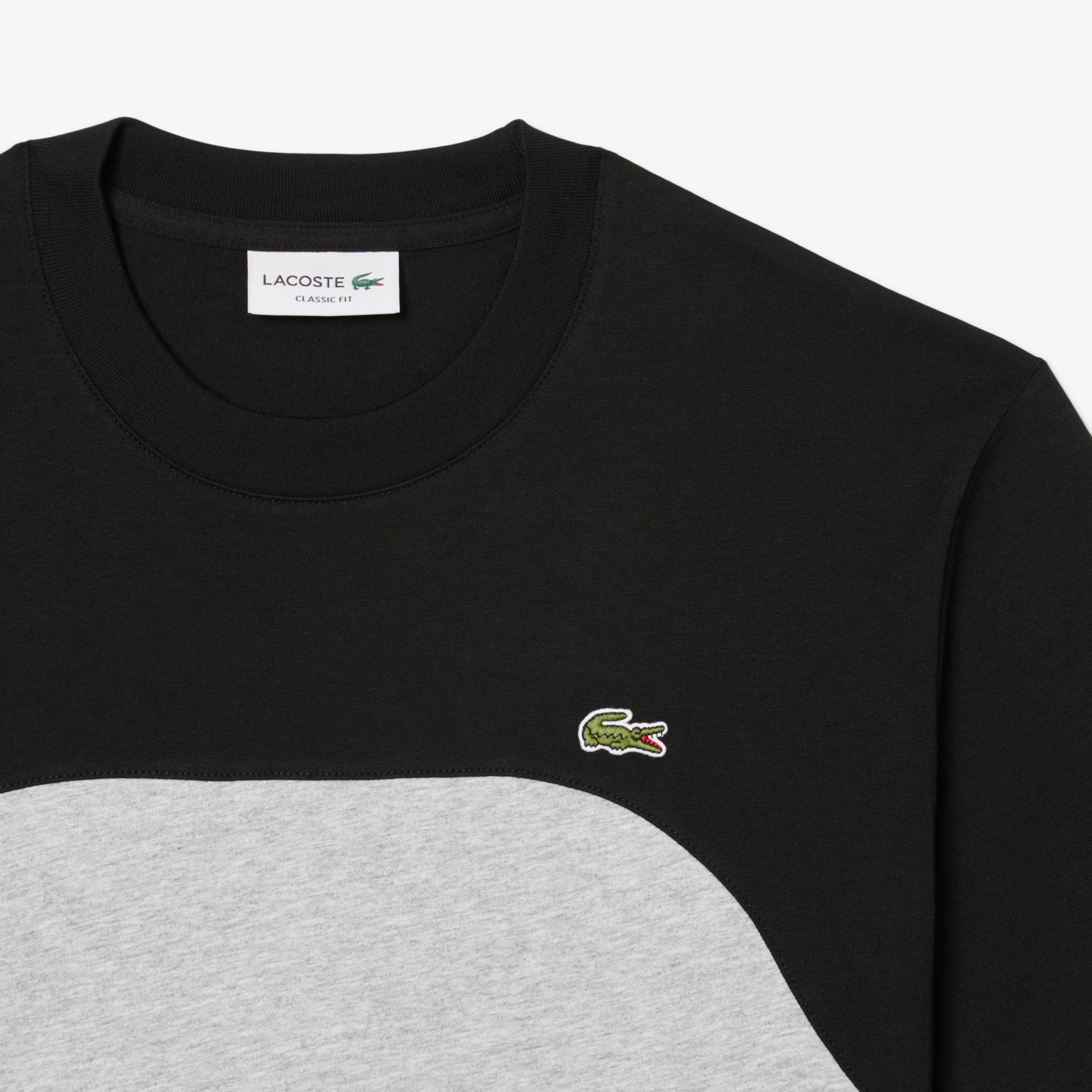 T-shirt - Argent Chine & Noir-Noir