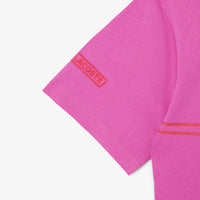 T-shirt imprimé et brodé - Malva