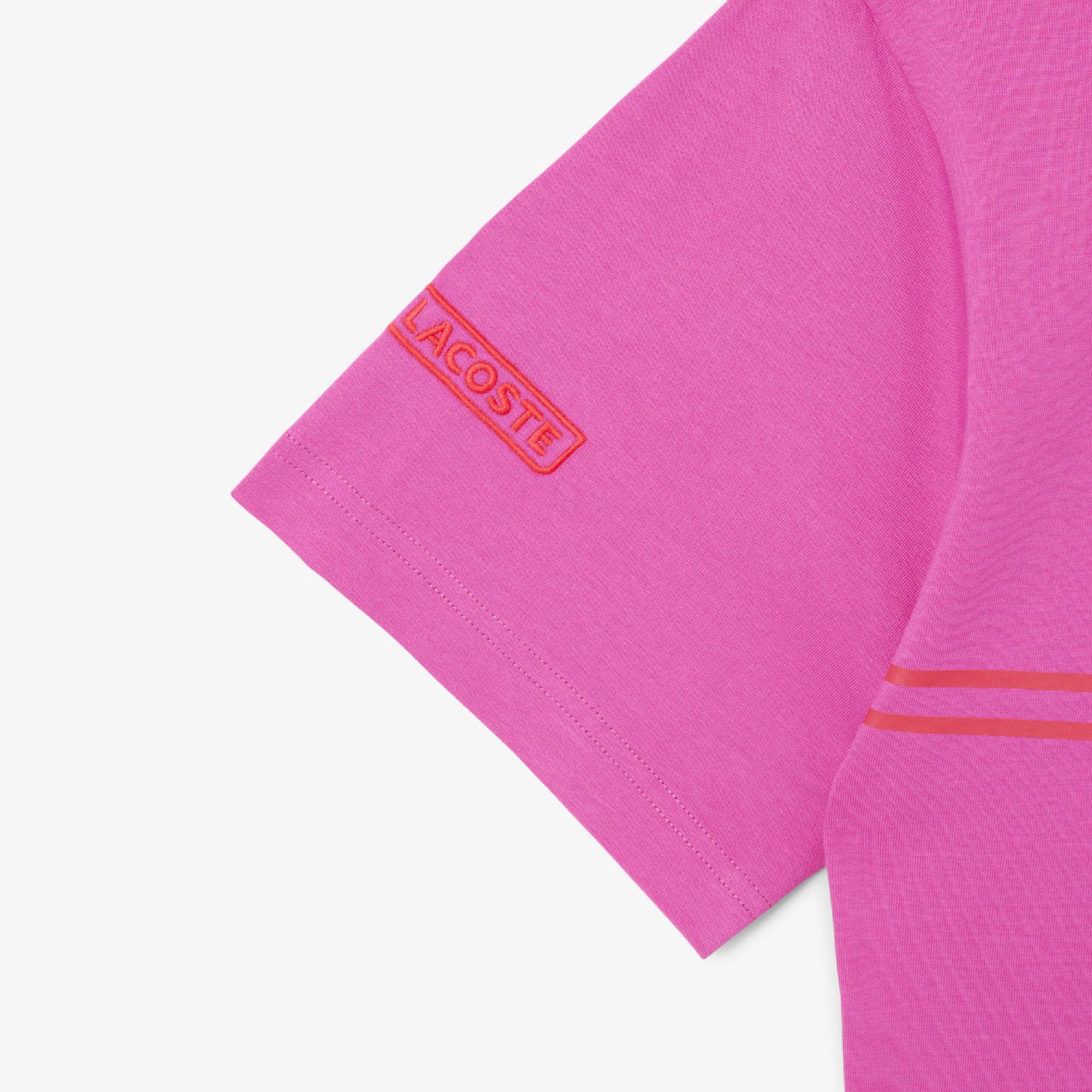 T-shirt imprimé et brodé - Malva