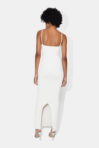 Thalia Pearl Dress - White