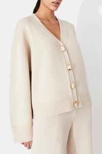Theia Cashmere Turtle Neck - Crème