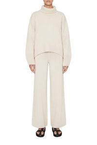 Theia Cashmere Trousers - Creme
