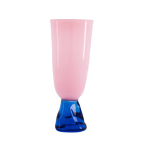 Opaline Rose Bleu Verres - Opaline Rose Bleu