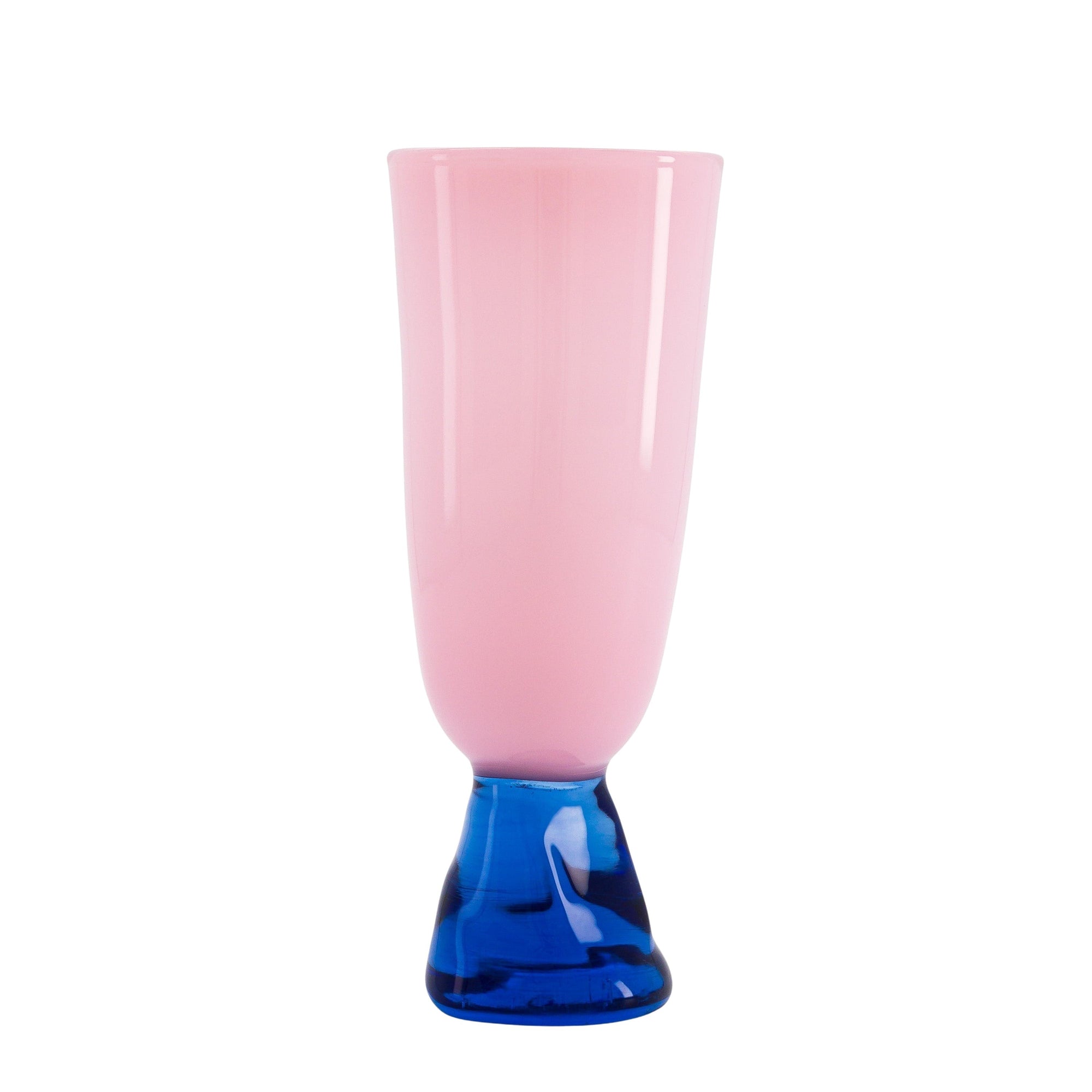 Opaline Rose Bleu Verres - Opaline Rose Bleu