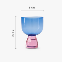 Bleu Pied Rose Verres - Bleu Pied Rose